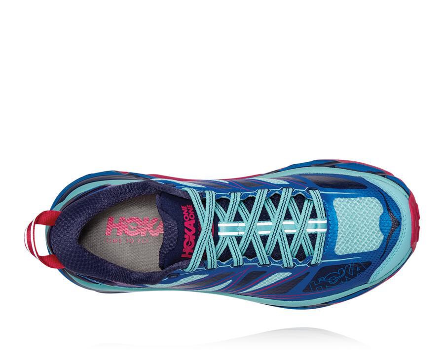 Chaussure Trail Hoka One One Mafate Speed 2 Femme - Bleu Marine - LXR-915472